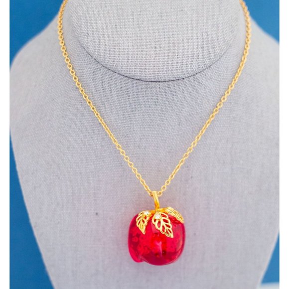 Vintage Fruit of Luminosity Necklace | Gold Tone Necklace | 32 inch | Avon | J1 - Picture 4 of 5
